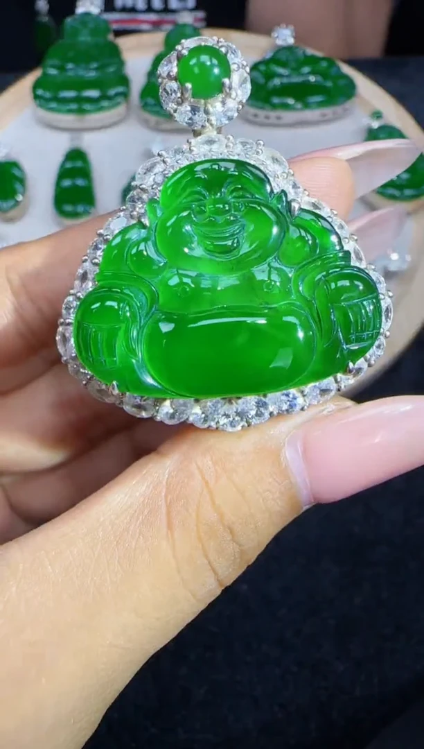 未镶嵌定制翡翠翡翠吊坠211