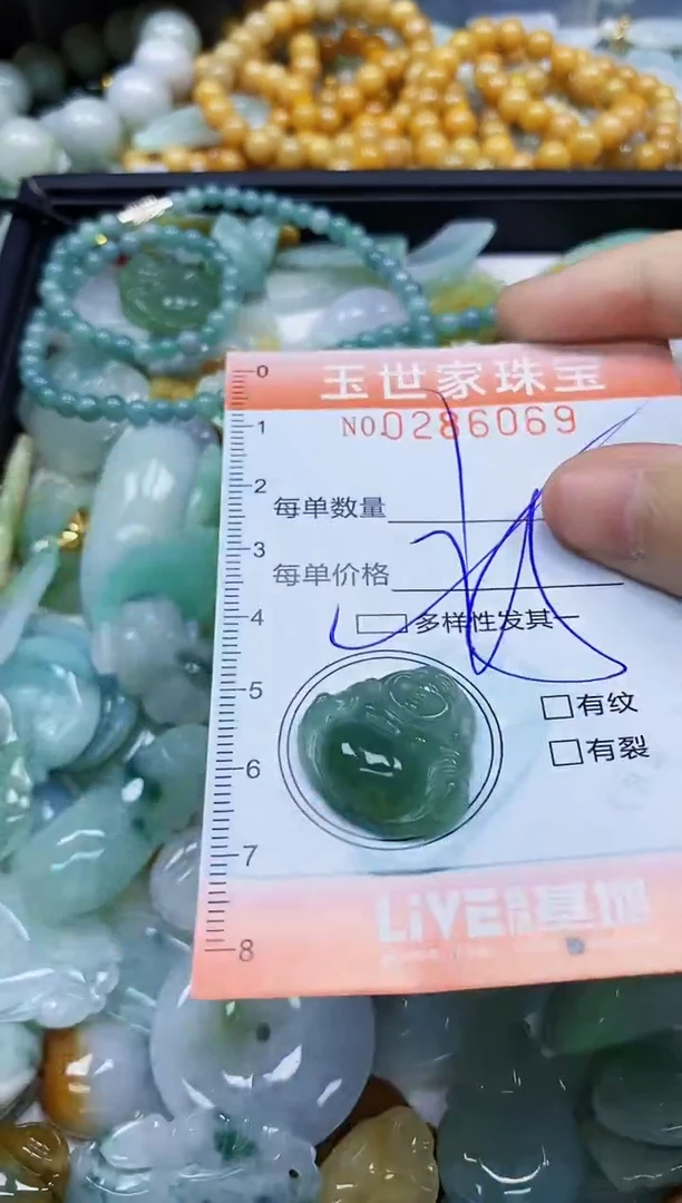 翡翠未镶嵌颈饰闪购0286069多样性发其一