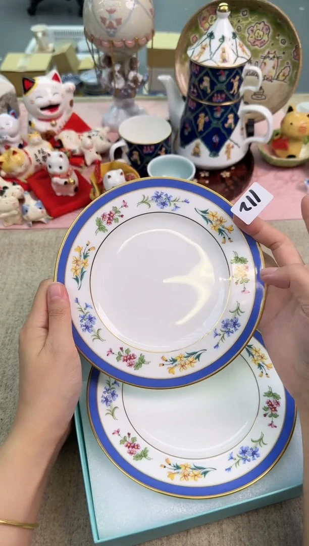 瓷片2只瓷片辰辰的瓷器好看到爆