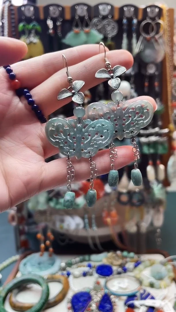 未镶嵌翡翠耳饰饰品