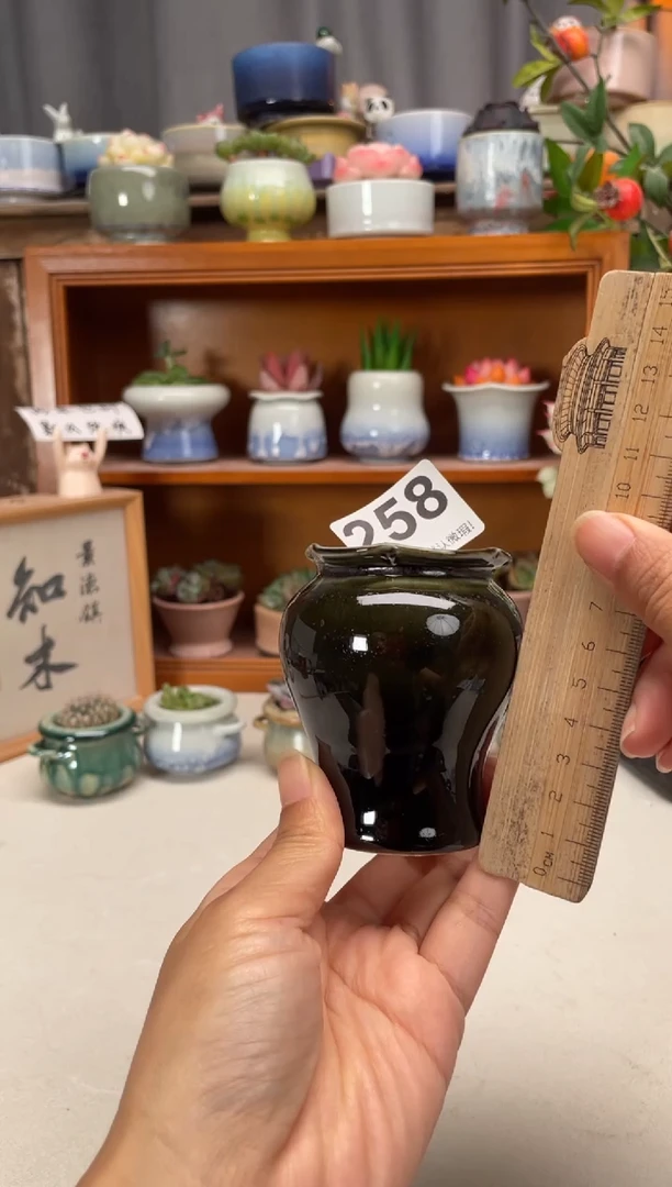 瓷片258知木小芳花盆