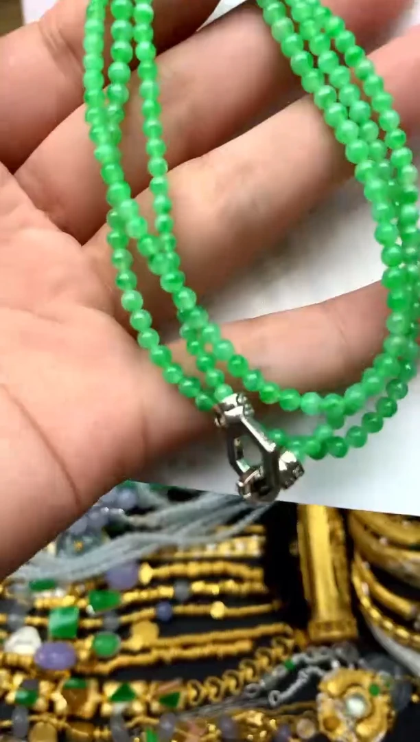 未镶嵌手串翡翠531-中国好珍宝