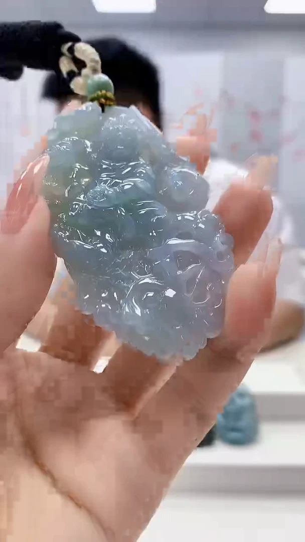 未镶嵌定制翡翠5028ty-毛货挂件6