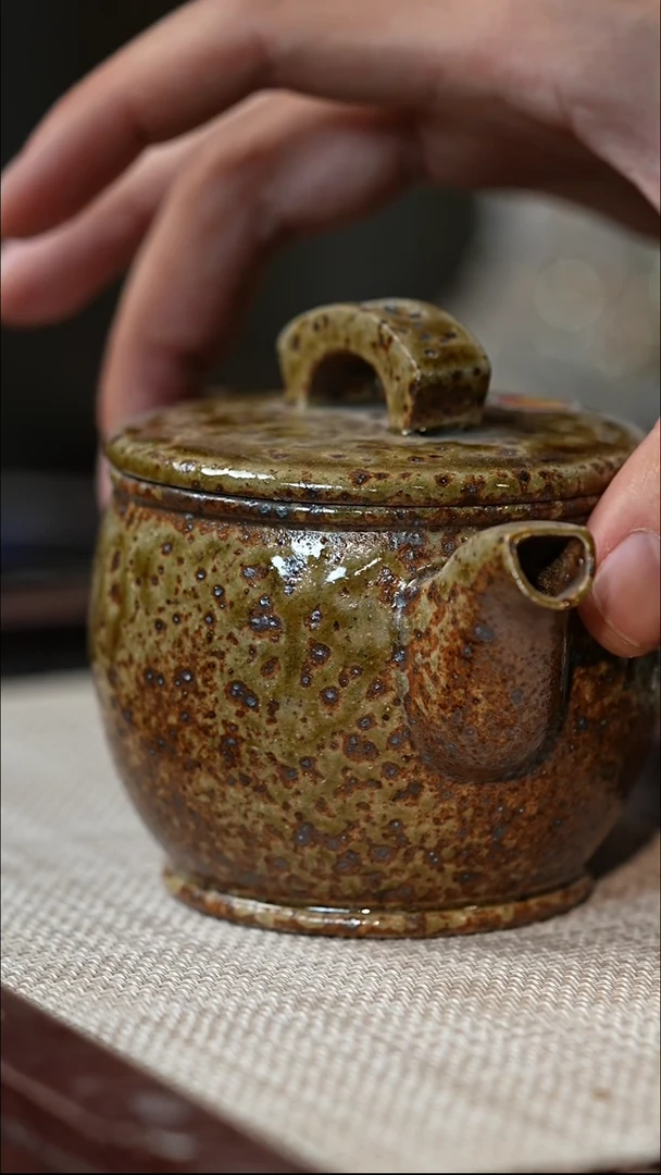 宜兴紫砂 GFY 金丝楠木柴烧 汉瓦 200cc