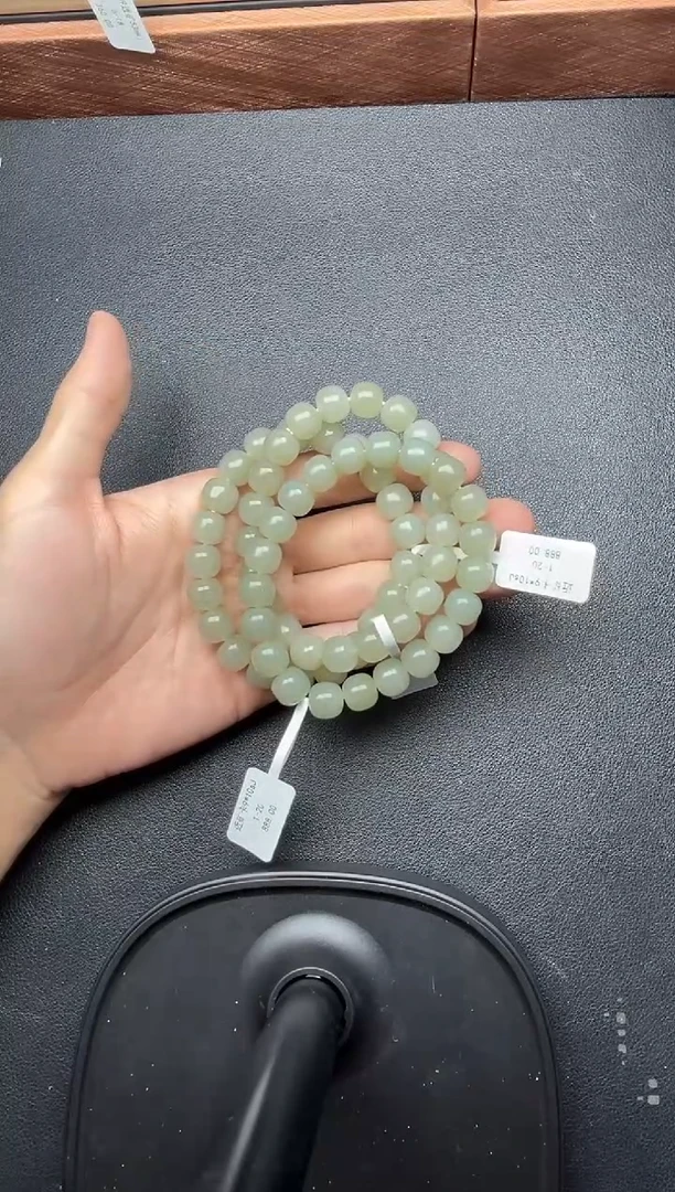 和田玉未镶嵌手串且末微色差近矿卡10手串多样性发货拍一发其一