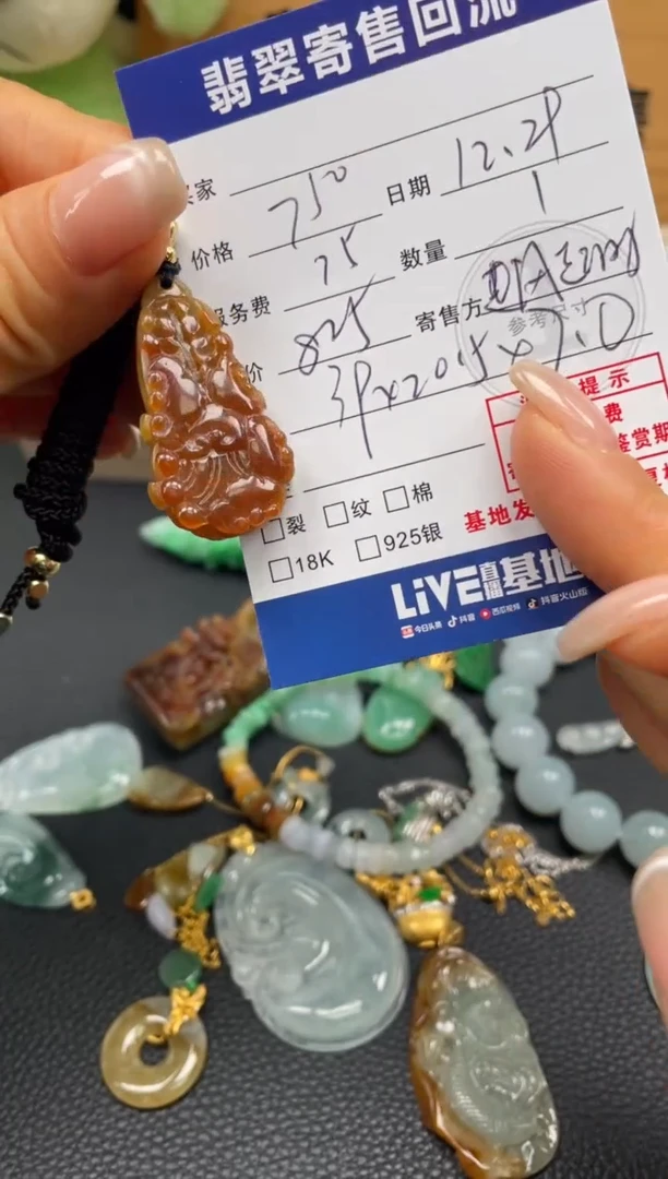 颈饰未镶嵌翡翠10152735