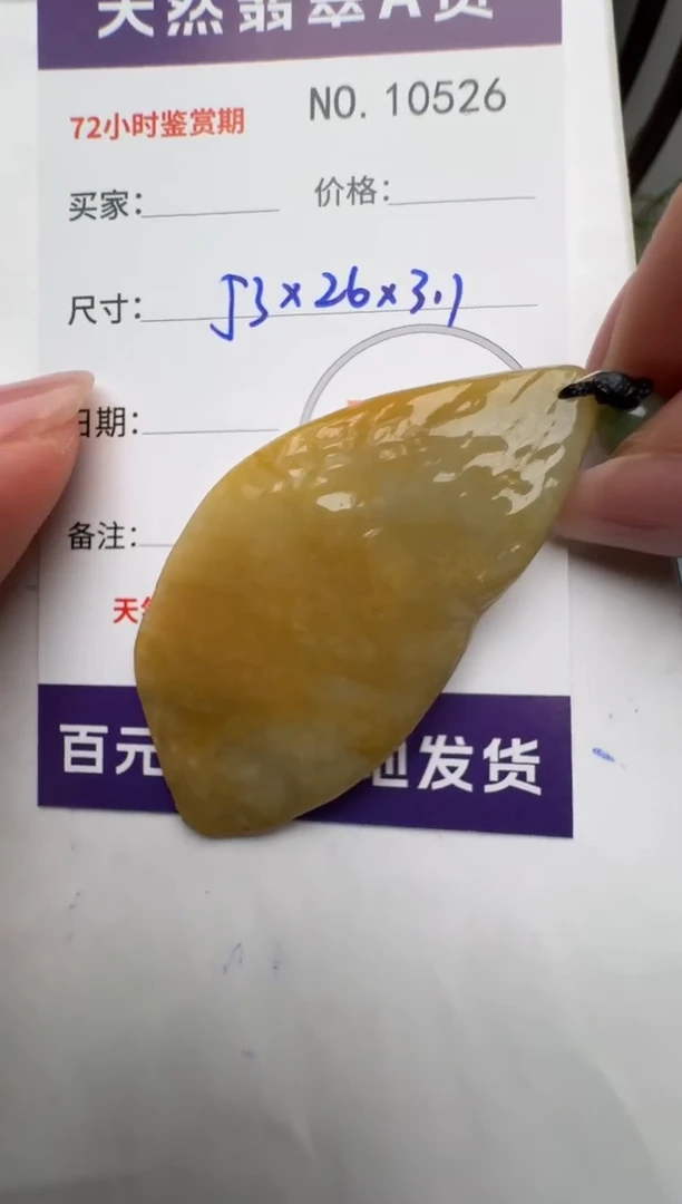 【闪购商品】翡翠颈饰未镶嵌原石10526