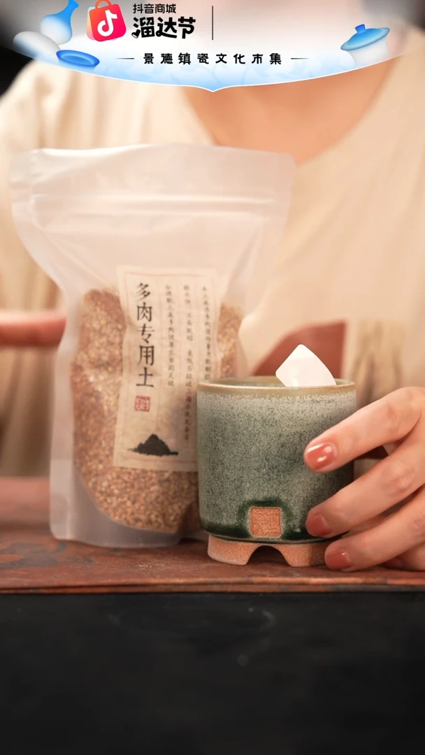 7-19-331花盆口径6赠麦饭石