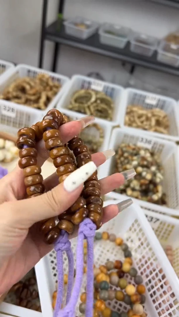 吊坠菩提根/象牙果卡14库克甜甜圈手持瑕疵不退不换介意勿拍紫线