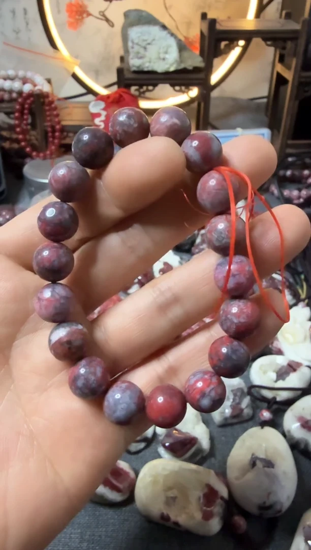 【闪购商品】天然辰砂大晶砂随行吊坠1