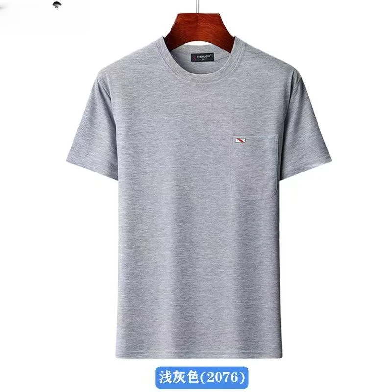 中老年爸爸装夏季短袖T恤打底汗衫-113