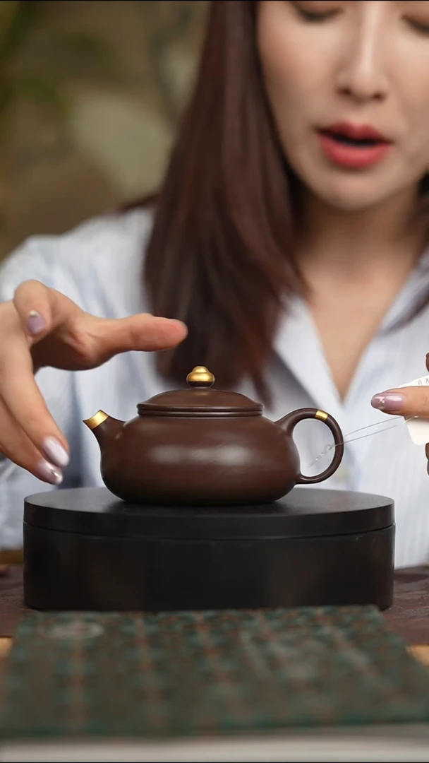 茶壶紫砂宜兴原矿 手工 紫砂壶容量180CC