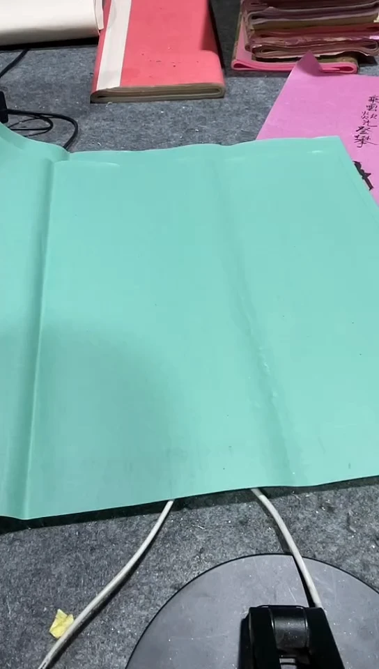 34/138绿色老纸50张