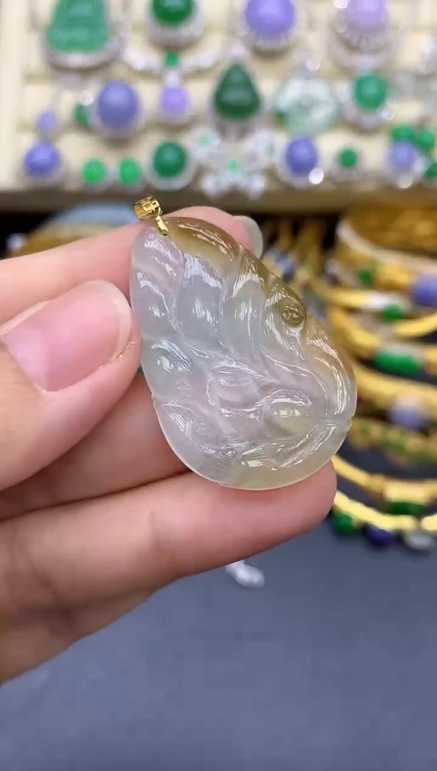 颈饰未镶嵌翡翠320-中国好珍宝