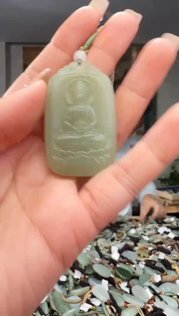 颈饰未镶嵌和田玉拍一发一多样性发货