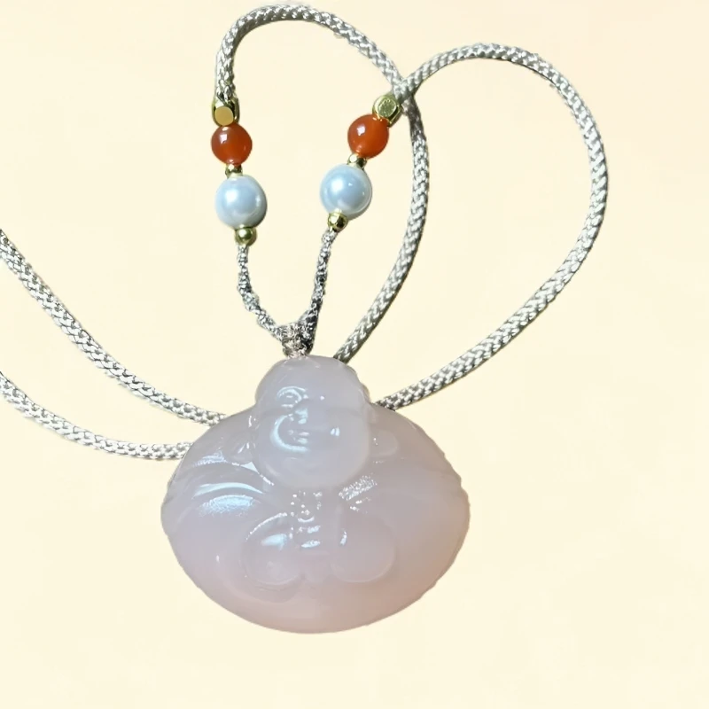 【30mm抱抱佛】冰藕粉首饰吊坠挂件礼品文化创意