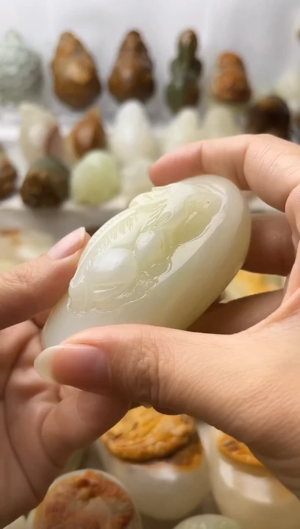 石材方解石棉纹正常不退换貔貅