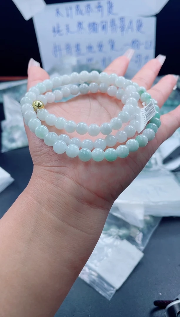 未镶嵌戒指翡翠珠串