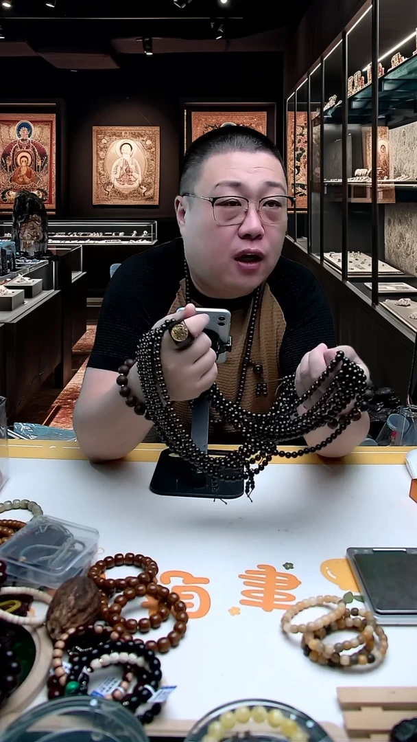 风车木（黑檀木）手串/手链黑檀0.8