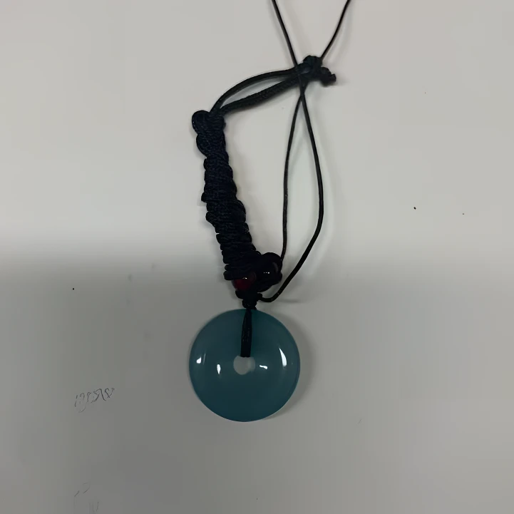 小白精选285天空蓝小平安扣