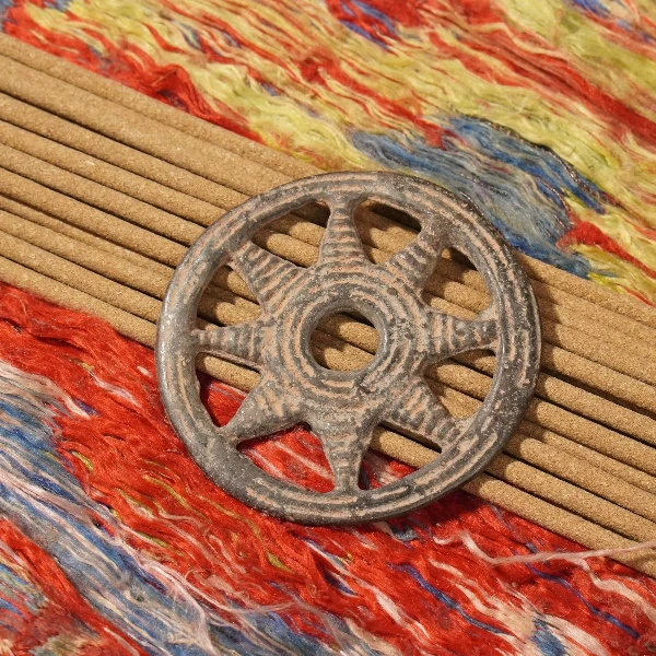 20世纪藏式八芒星/LBT2091Z/古玩老串/律宝堂