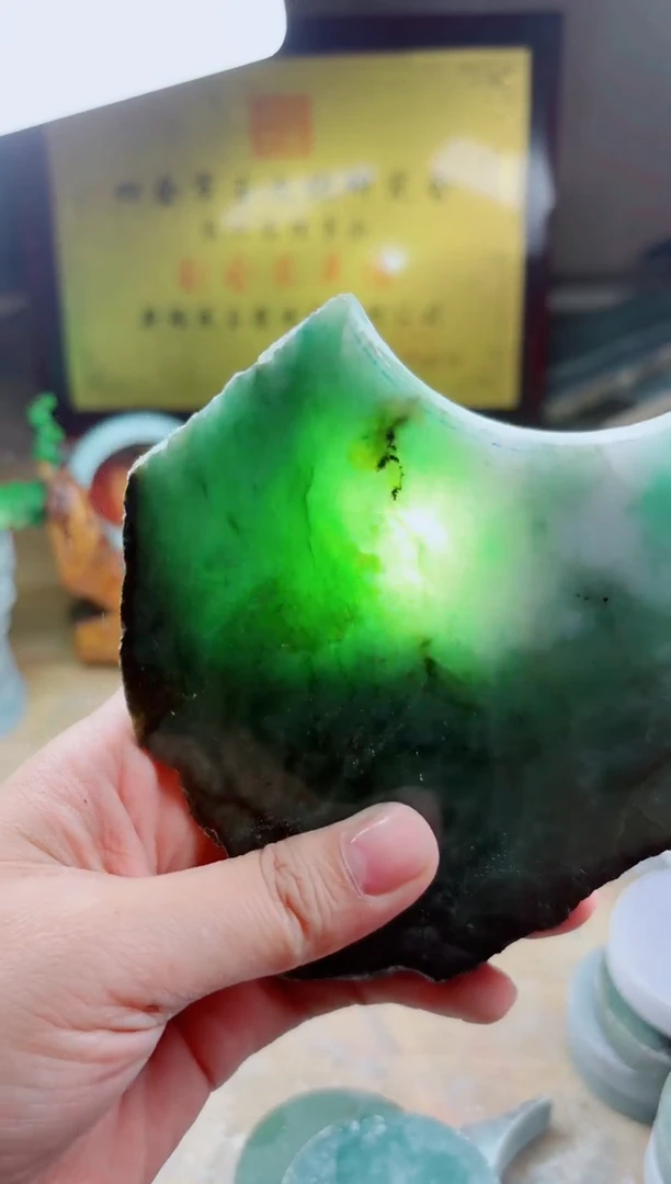 翡翠未镶嵌颈饰A货曹星719