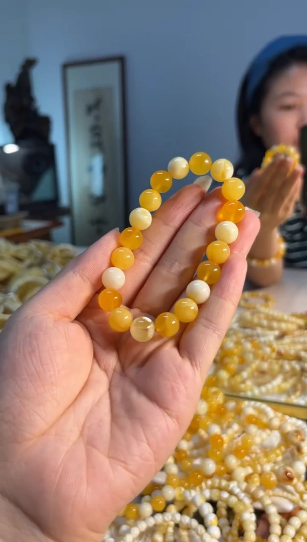 未镶嵌蜜蜡裸石蜜蜡手串