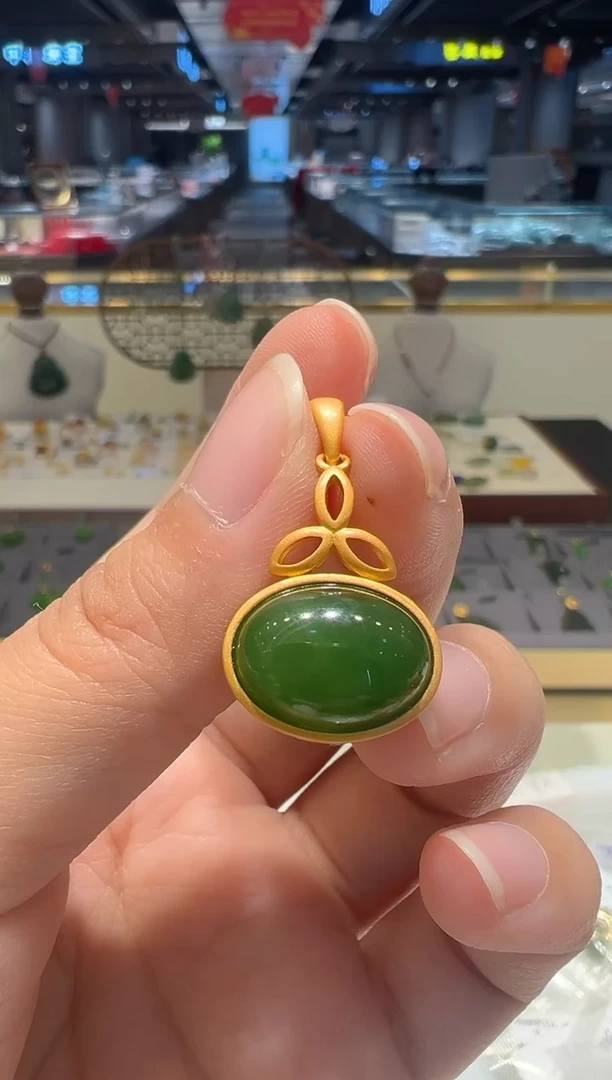 【闪购商品】和田玉颈饰银S925镶嵌17