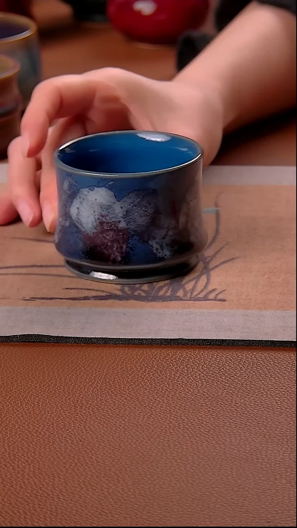 摆件神垕原产地钧瓷茶器杯具