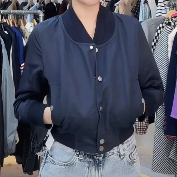 未使用 Chanel/香奈儿 Chanel 短款夹克外套 深蓝色36