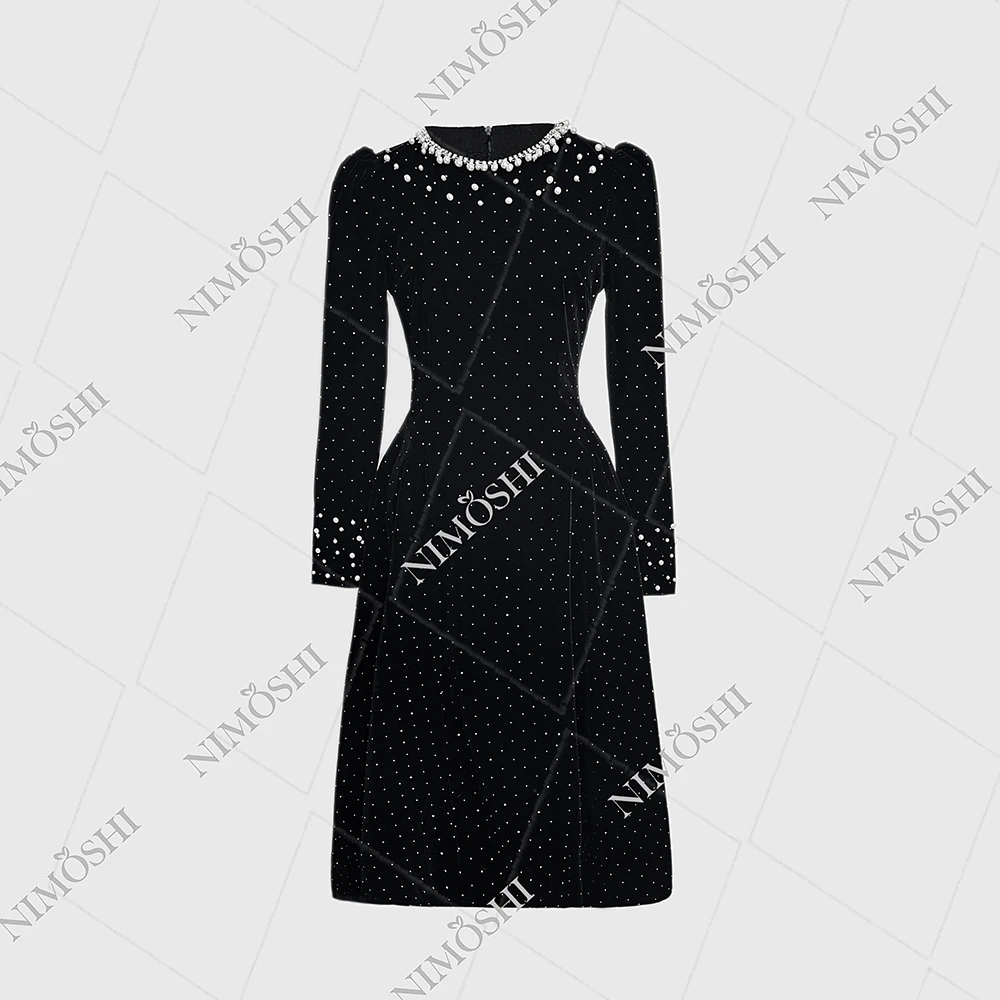 NIMðSHI【达妮】春夏时尚轻奢网格小众气质显瘦款连衣裙女Q1058