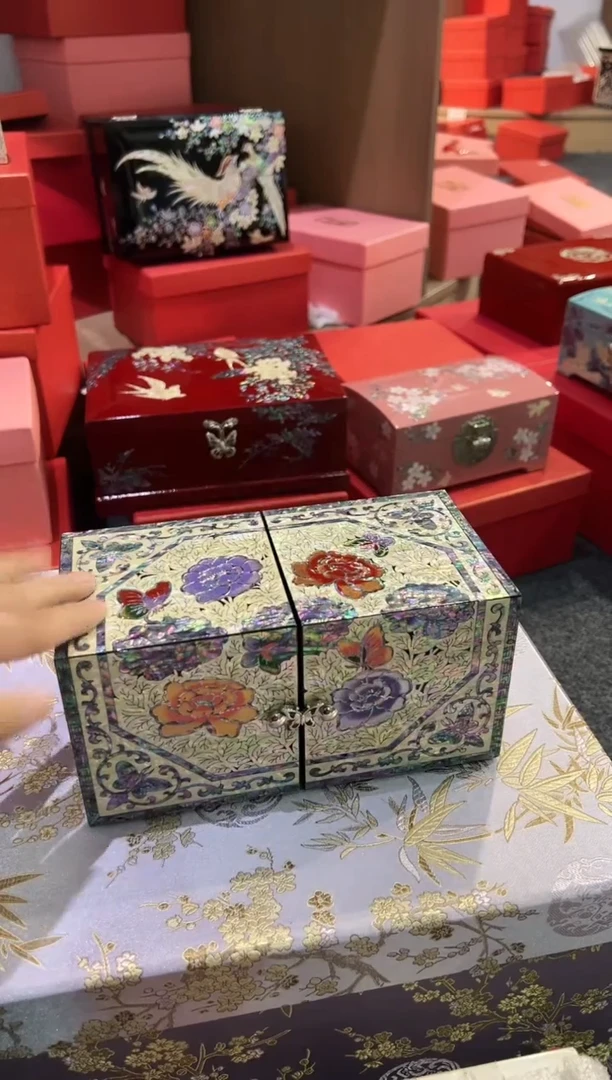 棉****糖黑底微瑕·弘贝雅螺钿漆器文化馆