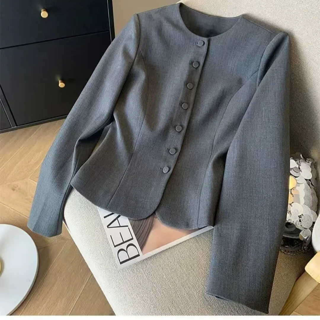 亮片高级感轻熟气质名媛上衣长袖复古法式修身小众短外套