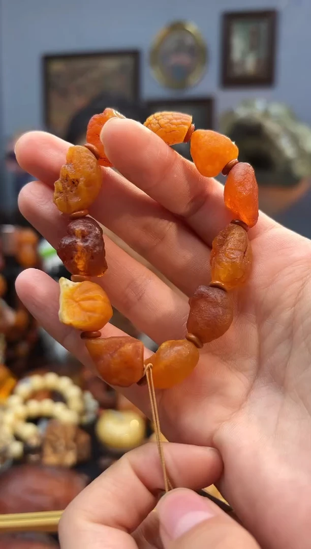 手串琥珀未镶嵌手串