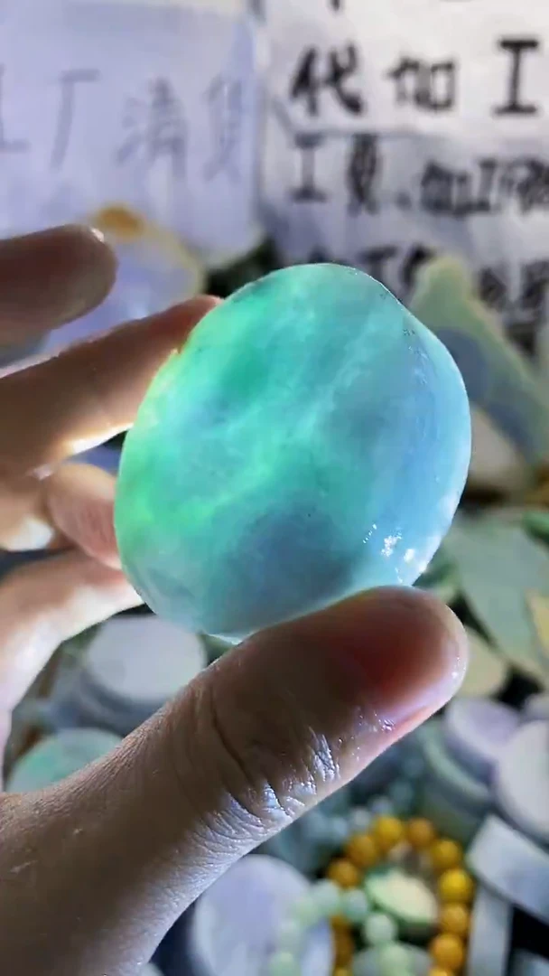 裸石翡翠天然缅甸翡翠107