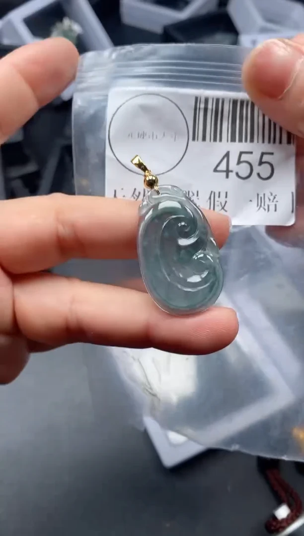 吊坠(不含链)未镶嵌翡翠455