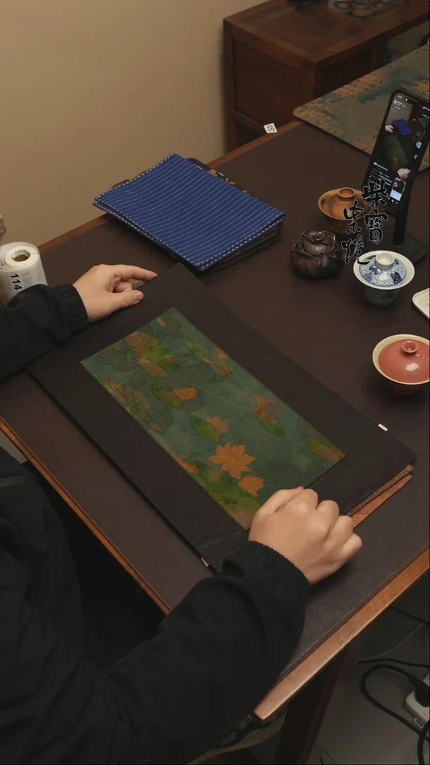 【闪购商品】杯122欣蚕居茶席50-30厘米