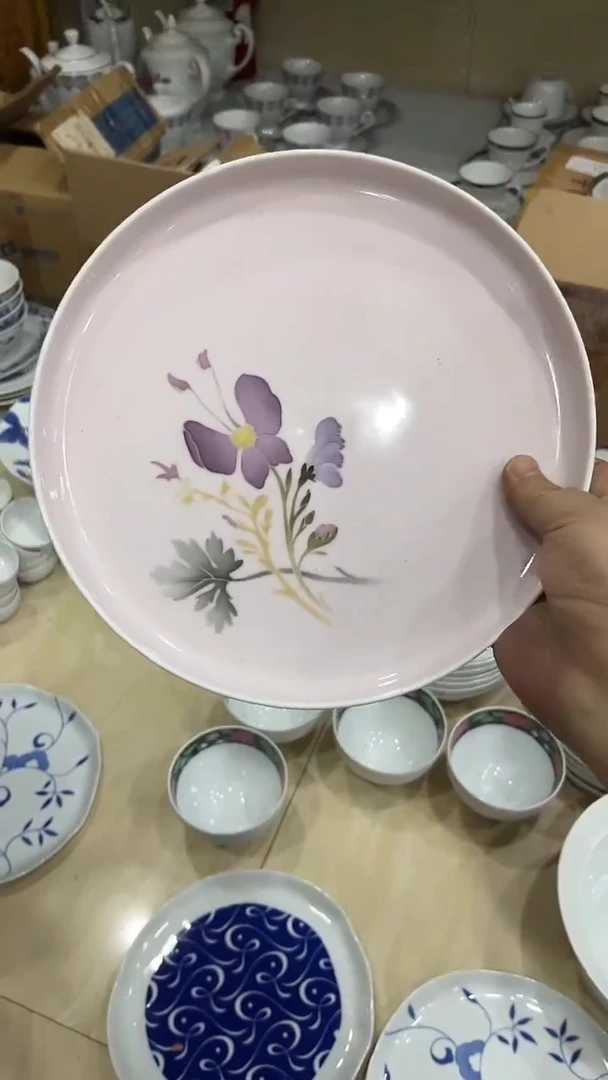 24厘米湖南醴陵釉下五彩陶瓷