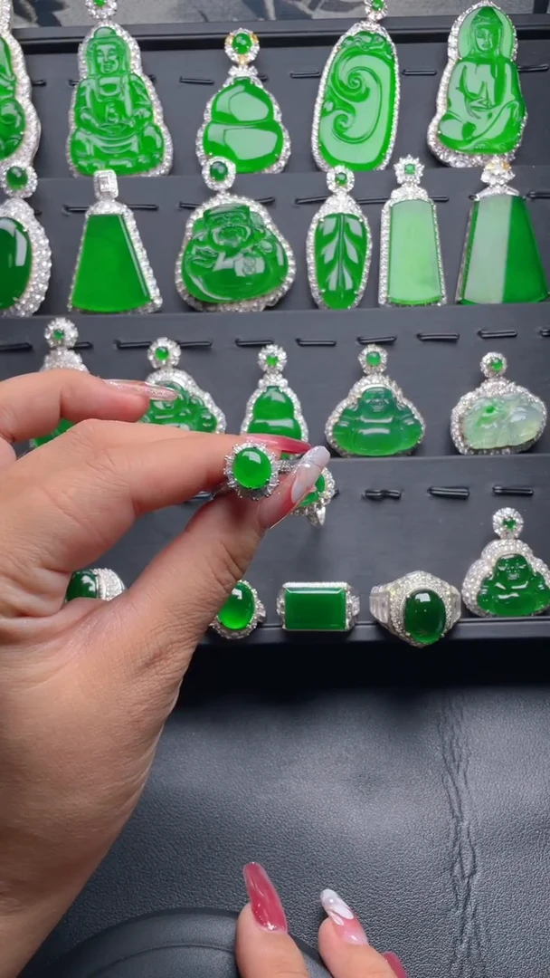 【闪购商品】翡翠戒指未镶嵌戒指1222