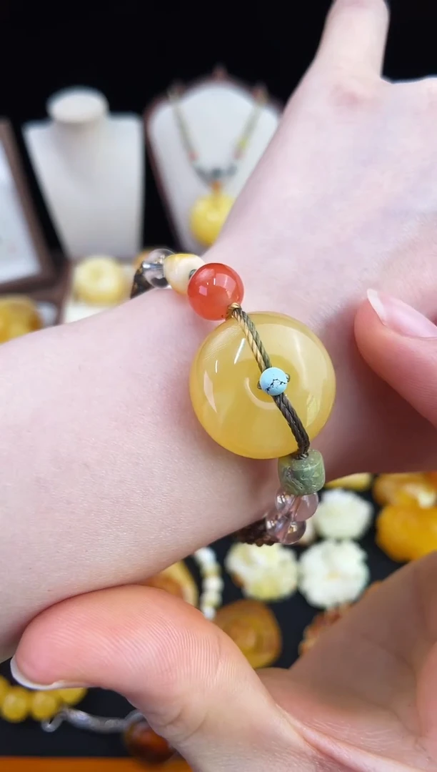 琥珀未镶嵌珠宝奇石柒月