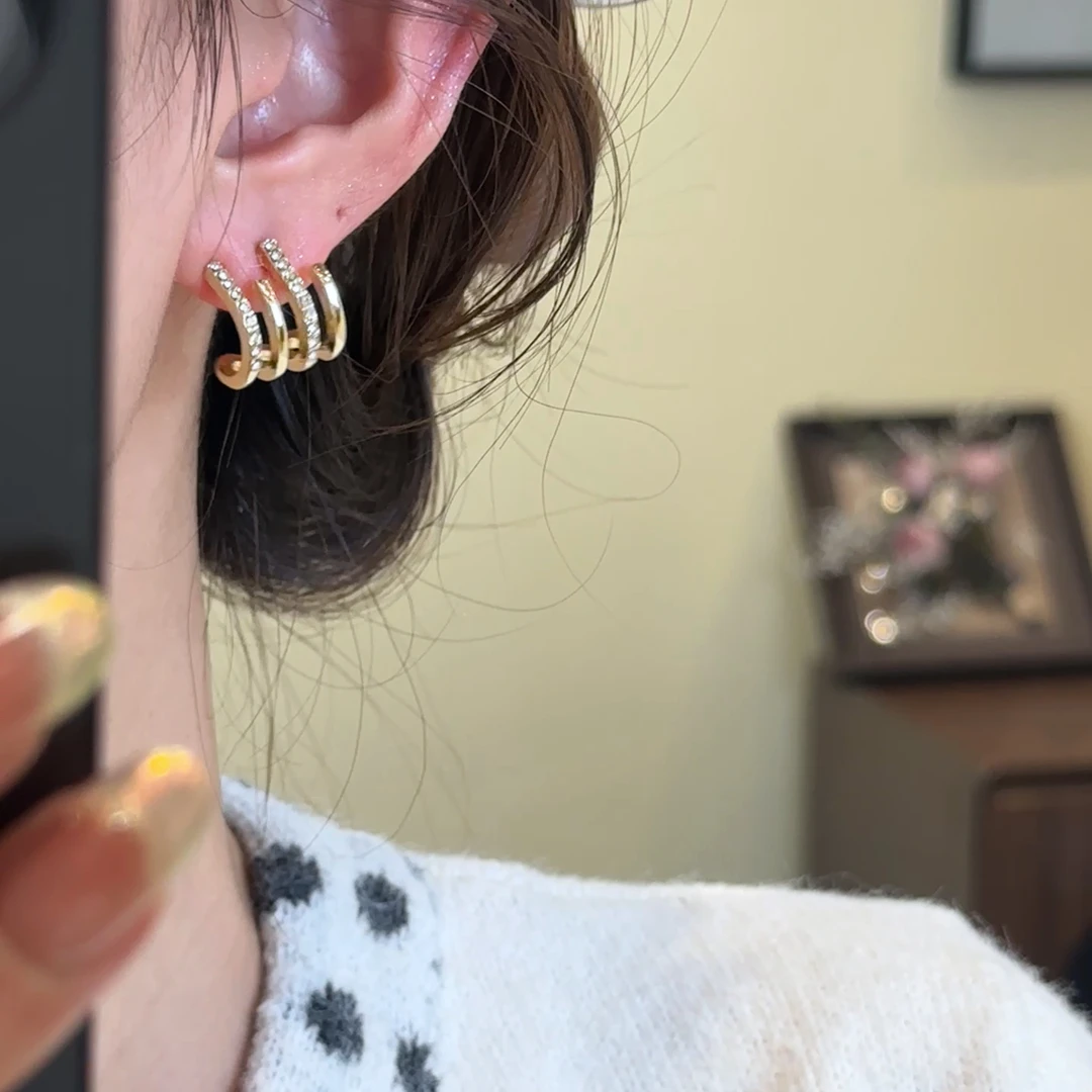 H595 耳钉简约设计感小众百搭