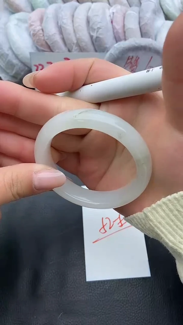 未镶嵌手镯石英质玉瑕疵20+52/53