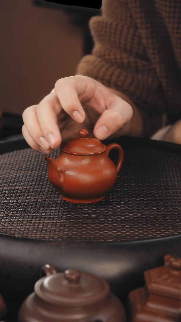 茶壶紫砂宫灯 朱泥