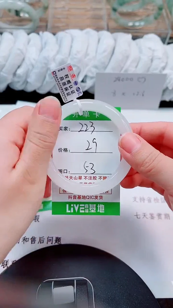 未镶嵌手镯石英质玉223-52/53