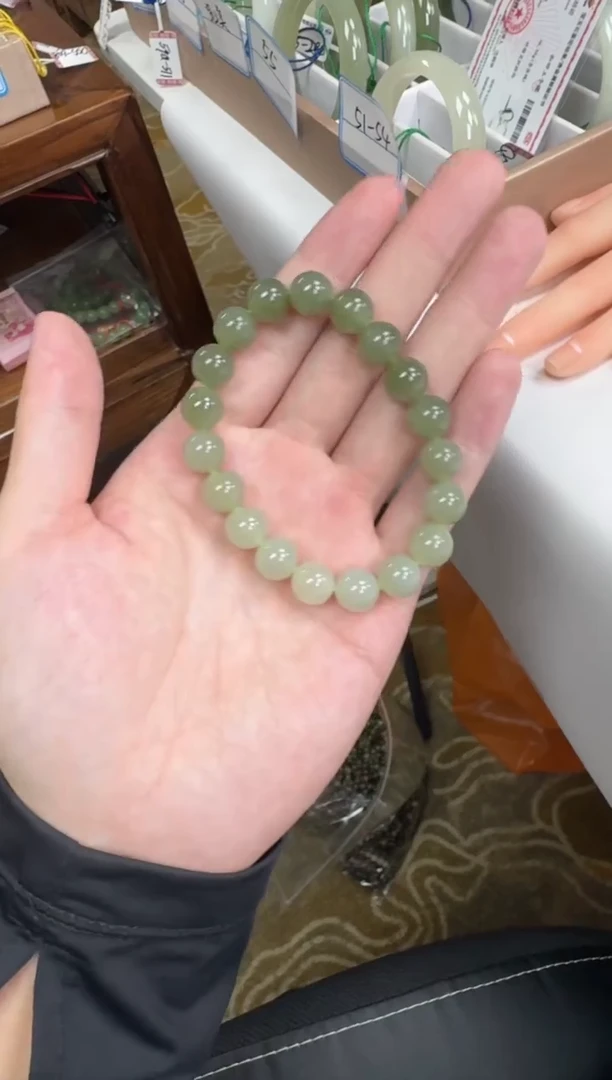 未镶嵌手镯和田玉10mm