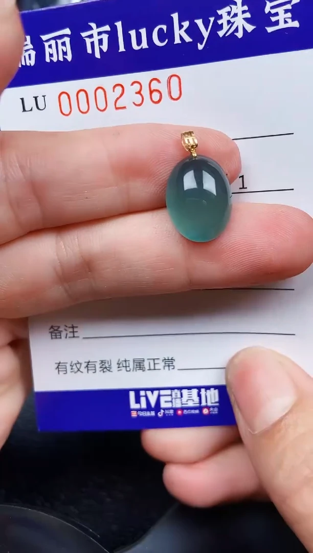 翡翠18K金镶嵌颈饰236018k