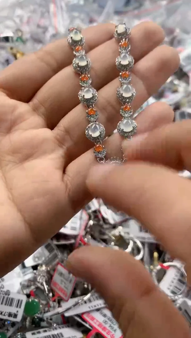 银S925镶嵌戒指翡翠222----3