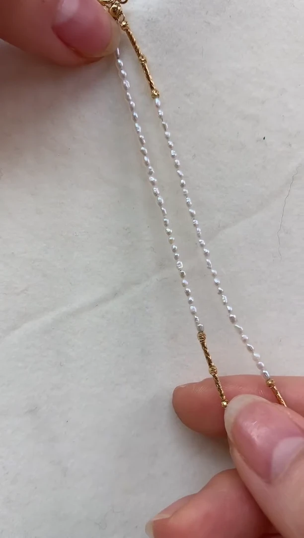 【闪购商品】海水珍珠项链18K金镶嵌Z736|1980