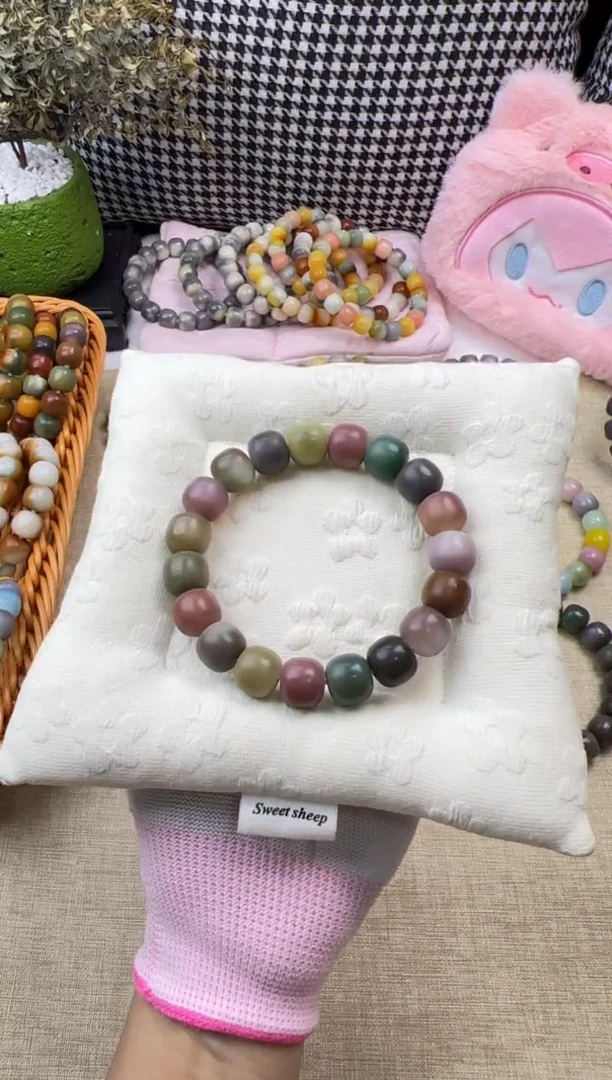 手串菩提根/象牙果卡13+干磨桶珠阿古朵