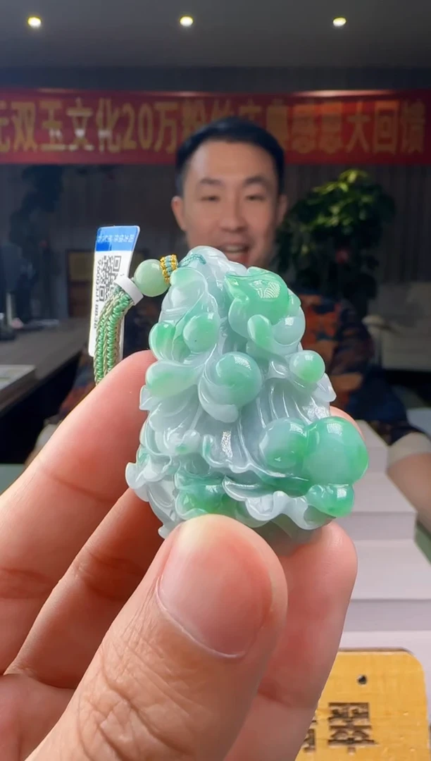 翡翠未镶嵌吊坠(赠链)XM@@960Q3J18838
